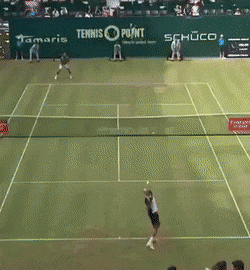 New style tennis play